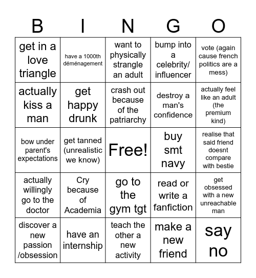 2026 by Mathoulde et Lénoutte Bingo Card
