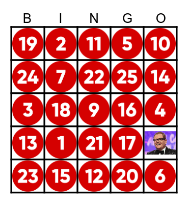 LOS NUMEROS Bingo Card
