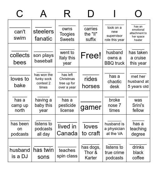 Breakfast Bonanza Bingo Card