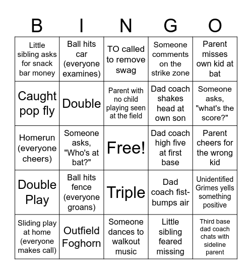 MBB Bingo Card