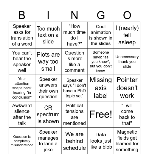 ISAPP Paris 2026 Bingo Card