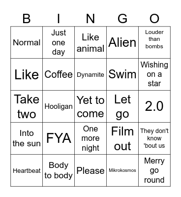 @We_r_only_7 Bingo Card
