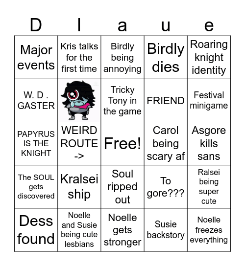 CHAPTER 5 Bingo Card