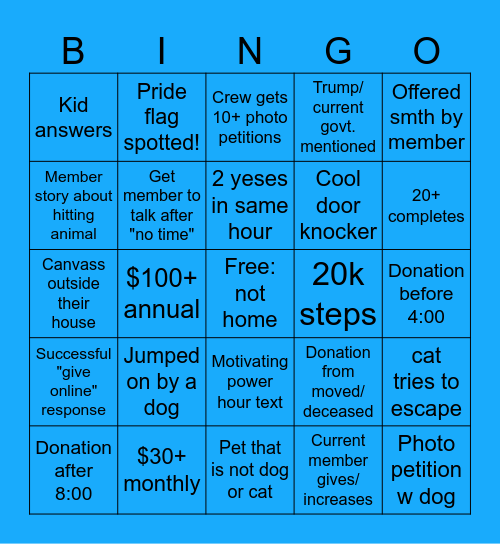 En-BINGO-ment Maine Bingo Card