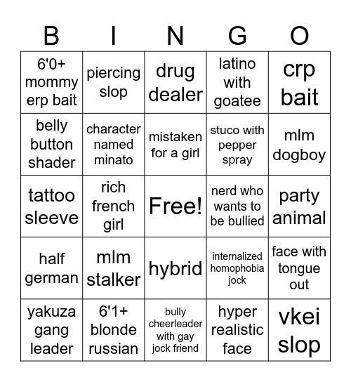 Kaizen Bingo Card