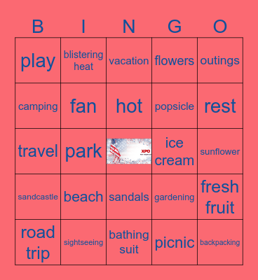 SUMMER TIME Bingo Card