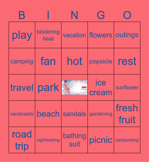 SUMMER TIME Bingo Card