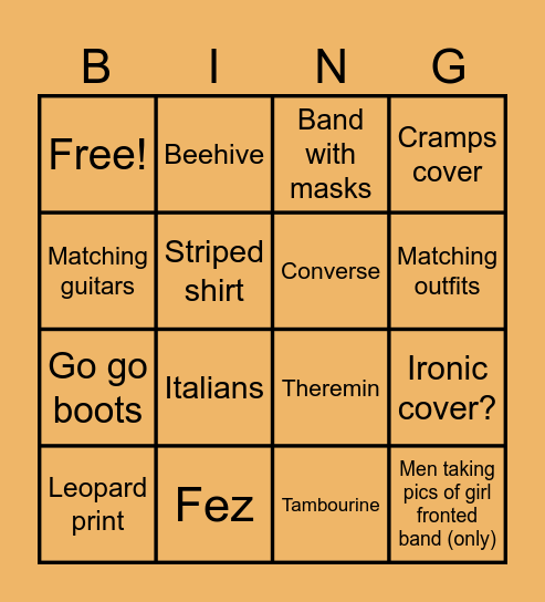 Landlocked Bingo Card