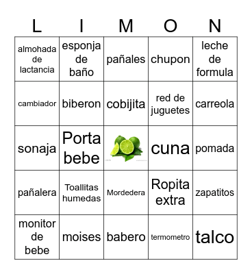LOTERIA DE JUAN LUCA Bingo Card