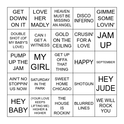 JUDY'S BIRTHDAY Bingo Card