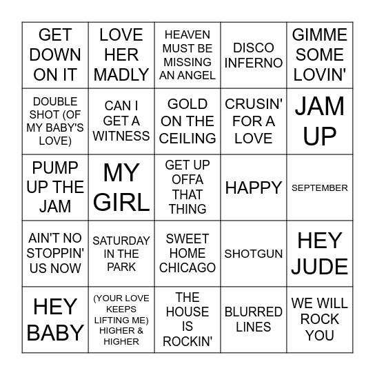JUDY'S BIRTHDAY Bingo Card