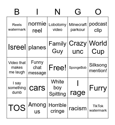 JOKO bingo Card