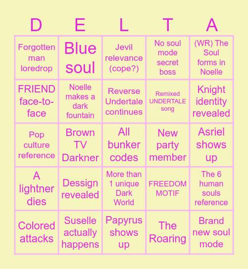 CHAPTER 5 BINGO Card
