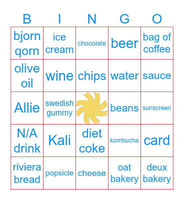 Summer at The Eddy Bingo Card