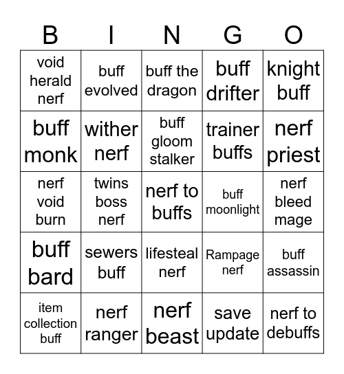 aac Bingo Card