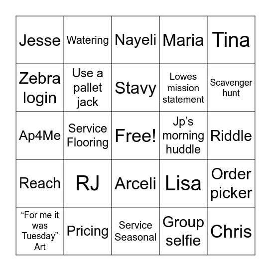 MST APPRECIATION 2026 Bingo Card