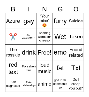 kaka Bingo Card