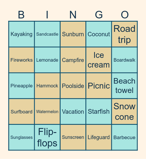 Bingo+ Card #1 Bingo Card