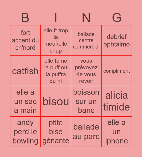 date a&a #13/06/2026 Bingo Card