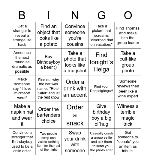 Geburibueb Bingo Card