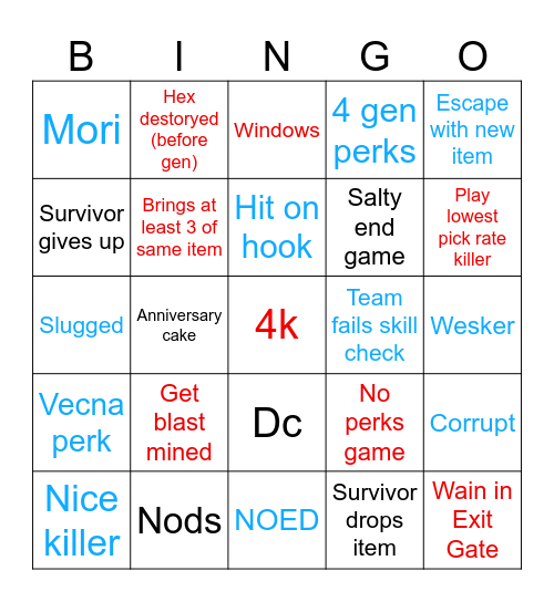 Deebeedee (1) Bingo Card