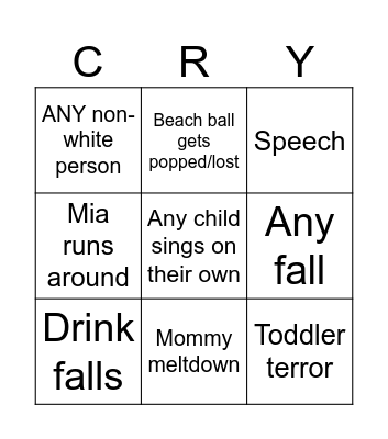 Birthday Bingo Card
