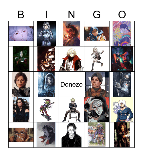 IDK i ran outta ideas along the way Bingo Card