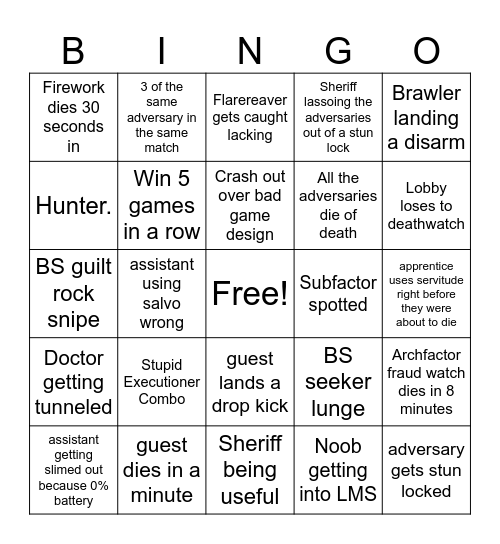 JOMA BINGO Card