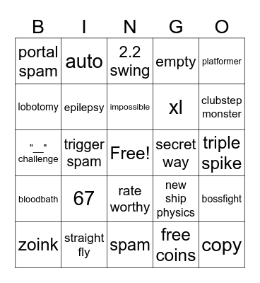 recent tab bingo Card