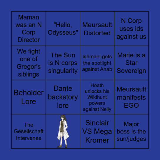 The Gaze Bearing Bingo Card