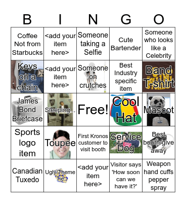Tradeshow Bingo Card