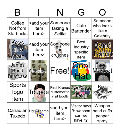 Tradeshow Bingo Card