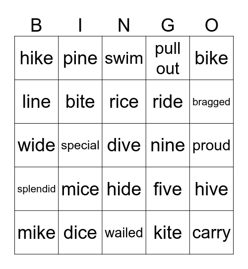A tale of a tale Bingo Card