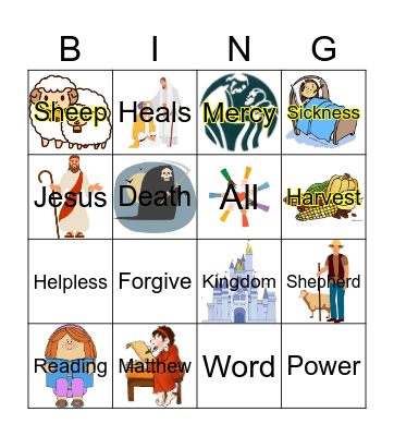 June 14 Bingo Card