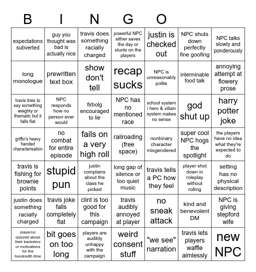 TAZ Graduation Bingo Card