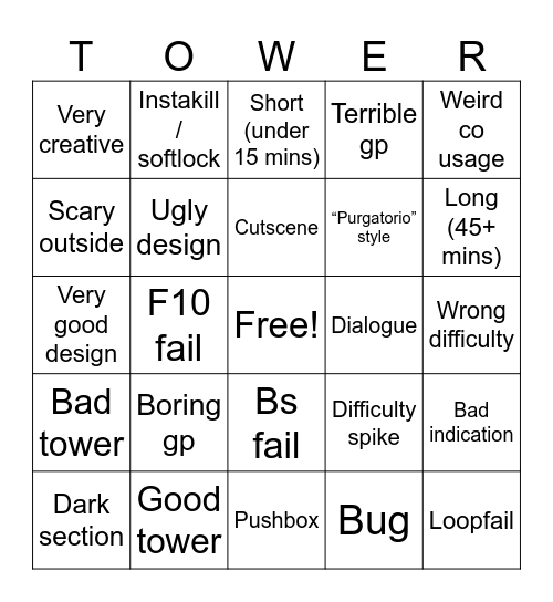 Modern EToH Bingo Card