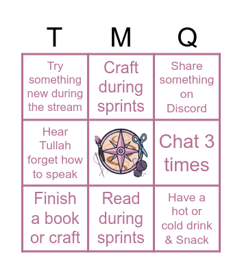 TMQ Bingo Card