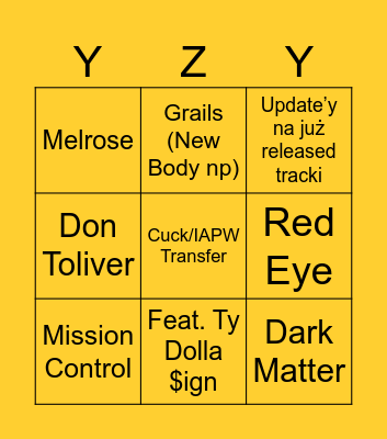 BULLY (DELUXE) Bingo Card