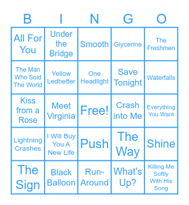 Chill Pill 90s Brunch Bingo Card