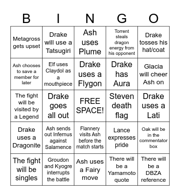 Traveler Chapter 89 Bingo Card Bingo Card