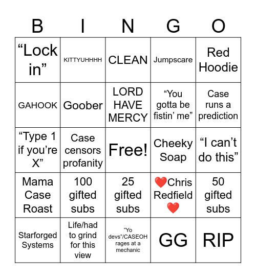 MB 6/16 Bingo Card