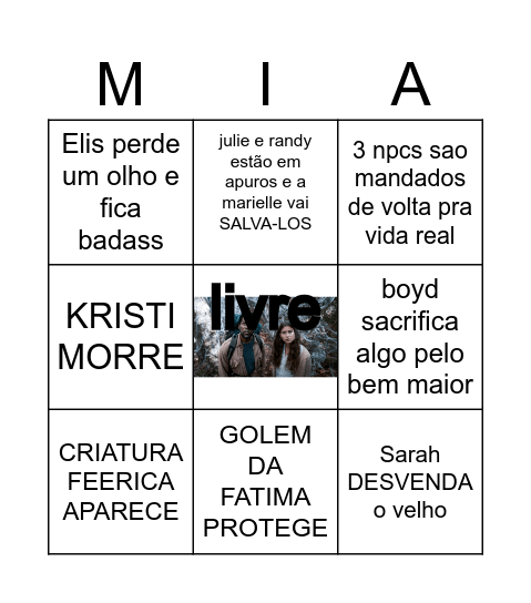 FROM Bingo Card