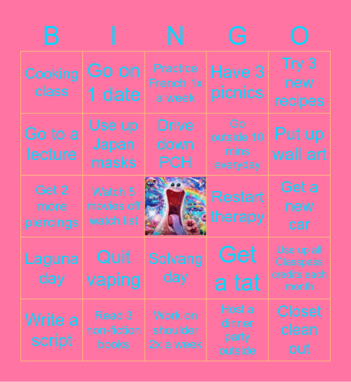 SUMMER 2026 Bingo Card