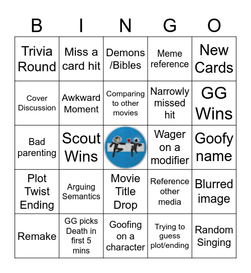 Jungle Mist Bingo Card