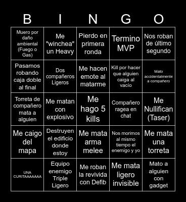 FinalBingo Card