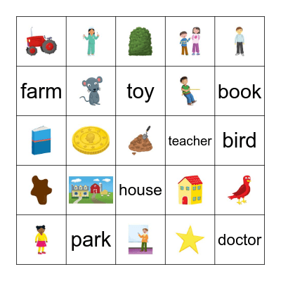 Phonics 5 - Units 1 & 2 Bingo Card