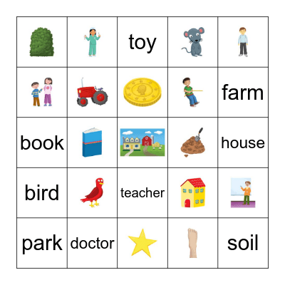 Phonics 5 - Units 1 & 2 Bingo Card