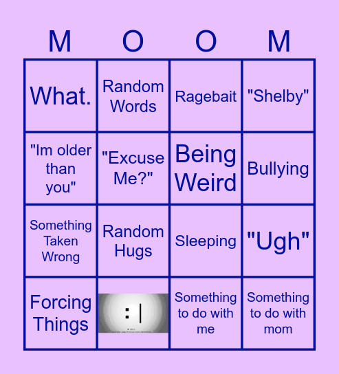 Mooma Bingo Card