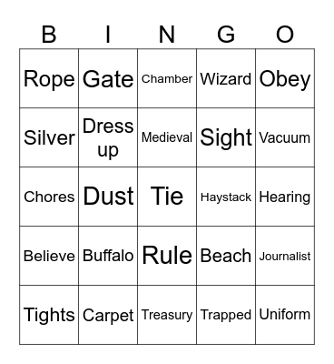 Savvy Ed Bingo Card