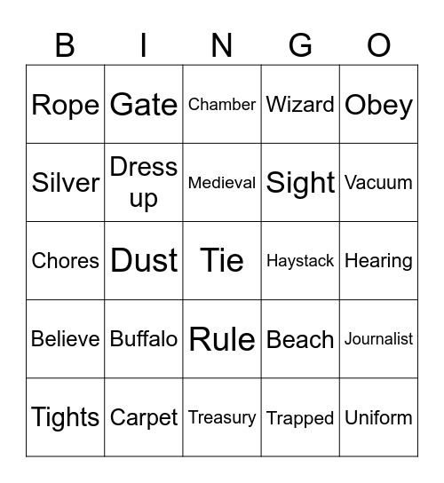 Savvy Ed Bingo Card